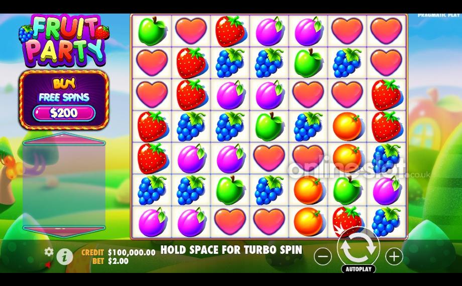 Fruit Party slot basegame