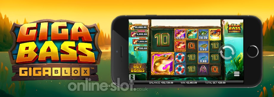 Giga Bass Gigablox slot mobile
