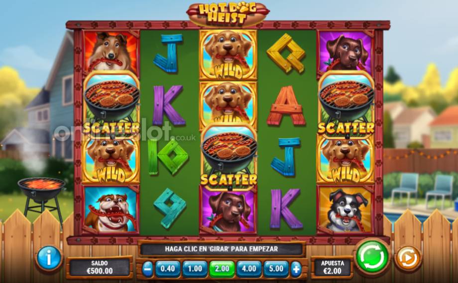 Hot Dog Heist Slot basegame