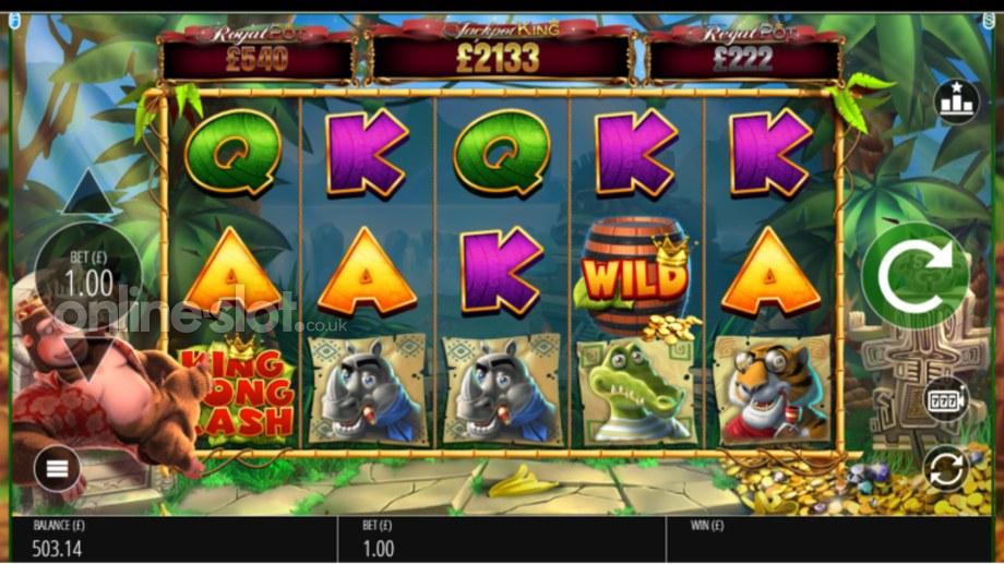 King Kong Cash Jackpot King slot basegame
