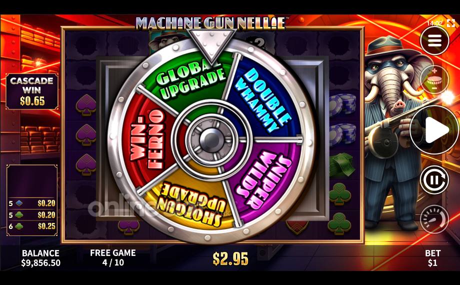 Machine Gun Nellie Bank Vault Feature