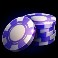 Machine Gun Nellie slot Poker Chips symbol