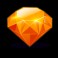 Rainbow Riches Cluster Magic slot orange gem symbol