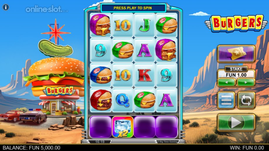 burgers slot base game