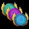 fire and gold cluster breaker slot multiplier symbol