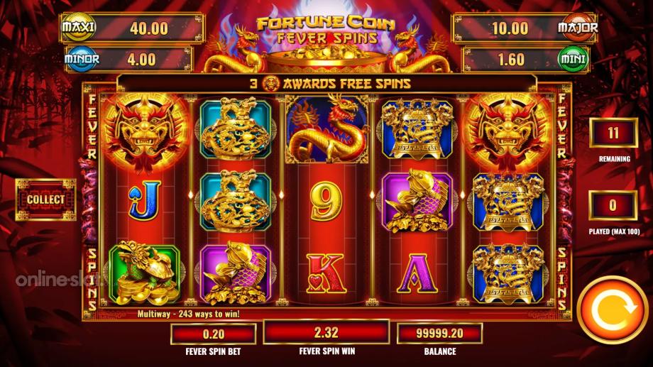fortune coin fever spins slot fever spins