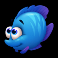 golden fish tank party slot blue fish symbol