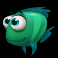 golden fish tank party slot green fish symbol