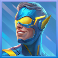 immortal 5 slot blue superhero symbol