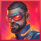 immortal 5 slot red superhero symbol