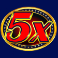 liberty multiplier retro roller slot 5x symbol