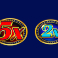 liberty multiplier retro roller slot two 5x 2x symbol