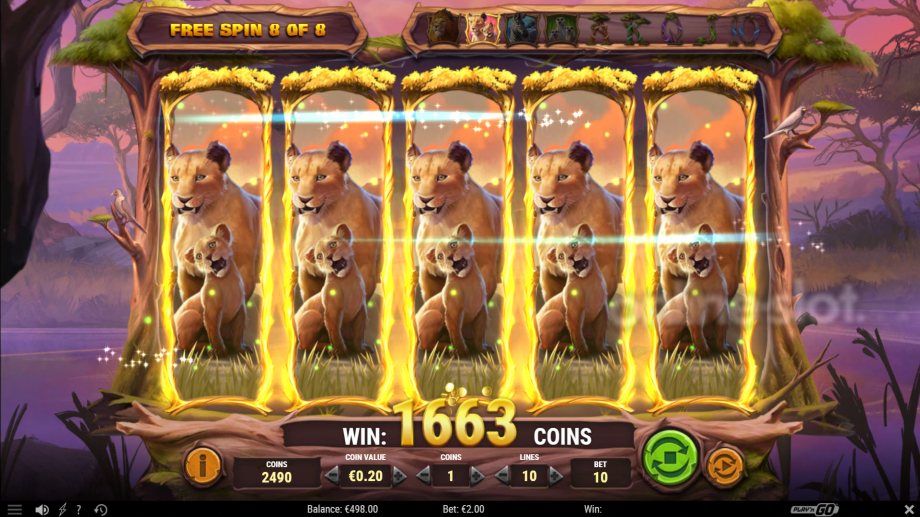 lions saga odyssey slot free spins