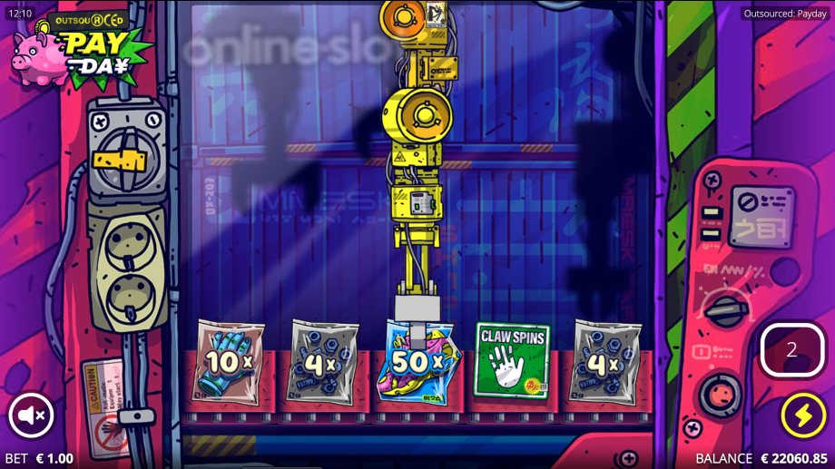 outsourced payday slot free spins