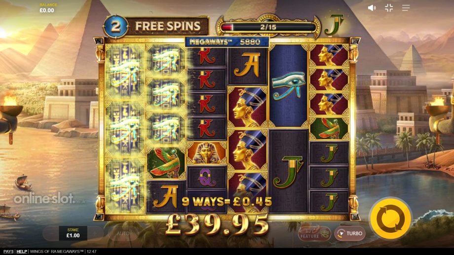 wings of ra megaways slot free spins
