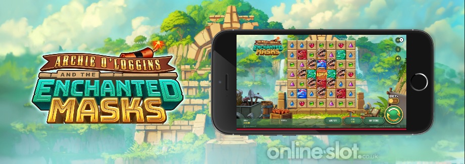 Archie O’Loggins and the Enchanted Masks mobile slot