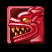 Archie O’Loggins and the Enchanted Masks slot red dragon mask symbol