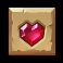 Archie O’Loggins and the Enchanted Masks slot red gem symbol