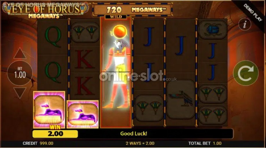 Eye of Horus Megaways freespins