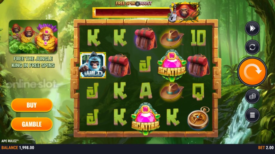 ape rulez slot base game