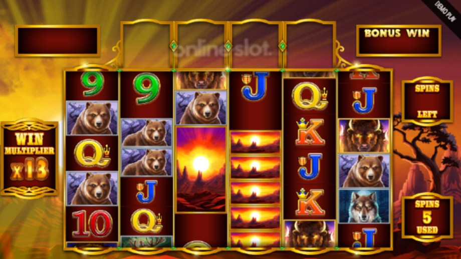 buffalo rising megaways all action slot free spins
