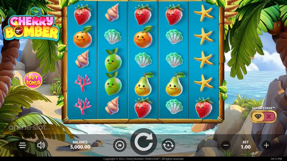 cherry bomber slot base game