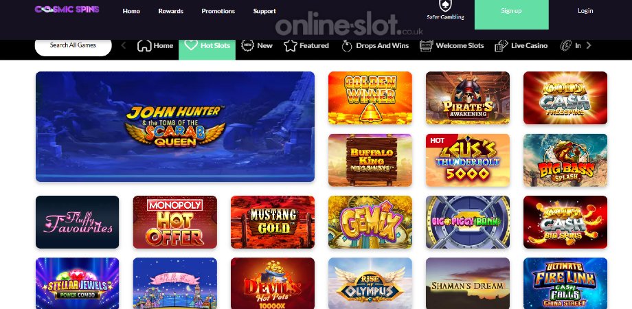 cosmic spins casino site