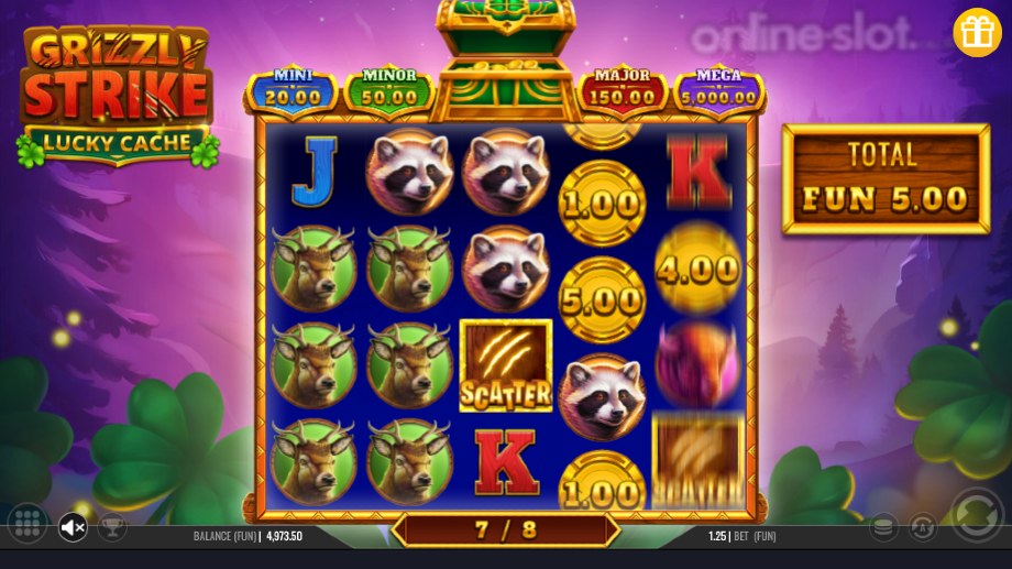 grizzly strike lucky cache mobile slot
