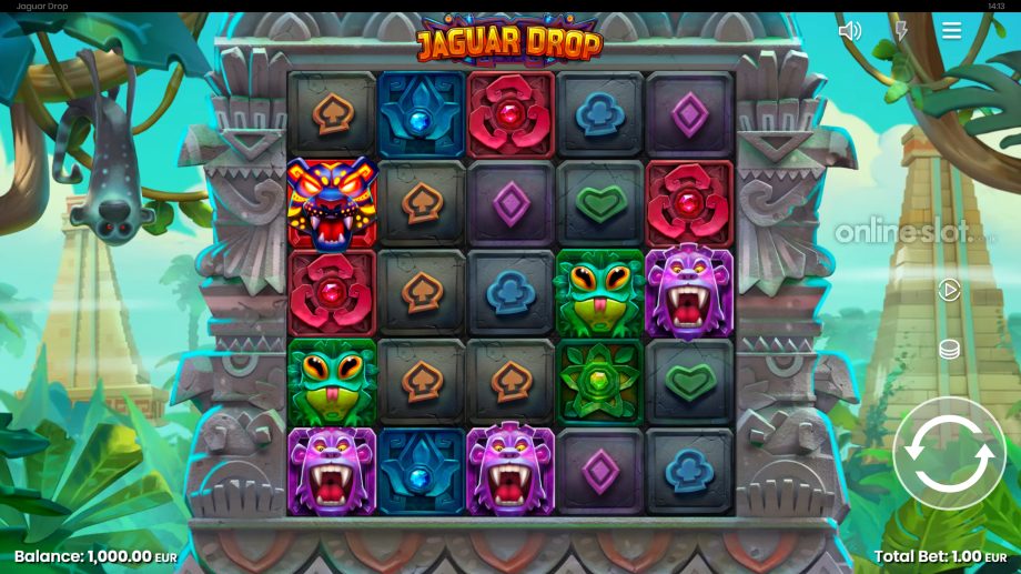 jaguar drop slot base game