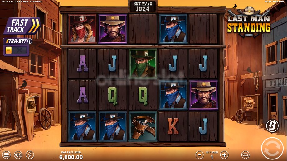 last man standing slot base game