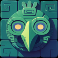 mayan fusion slot green stone face symbol