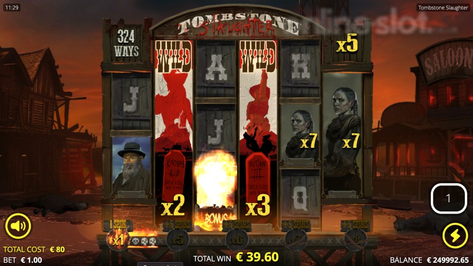 tombstone slaughter el gordos revenge slot slaughter spins