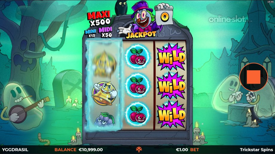 trickstar spins slot free spins