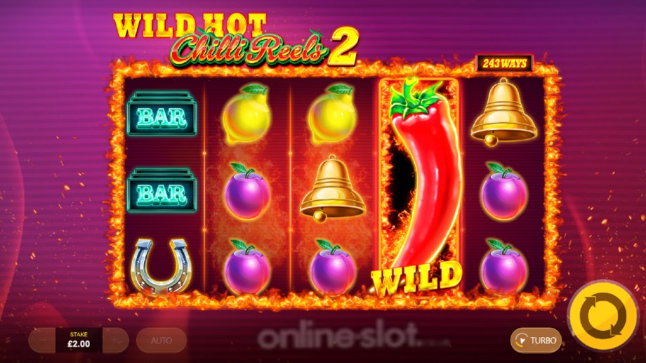wild hot chilli reels 2 slot base game