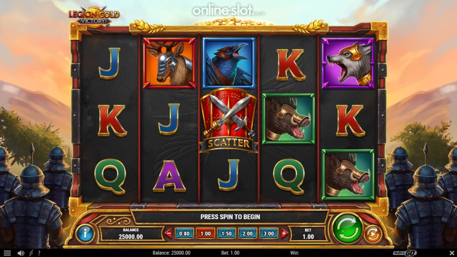 Legion Gold Victory! slot base game