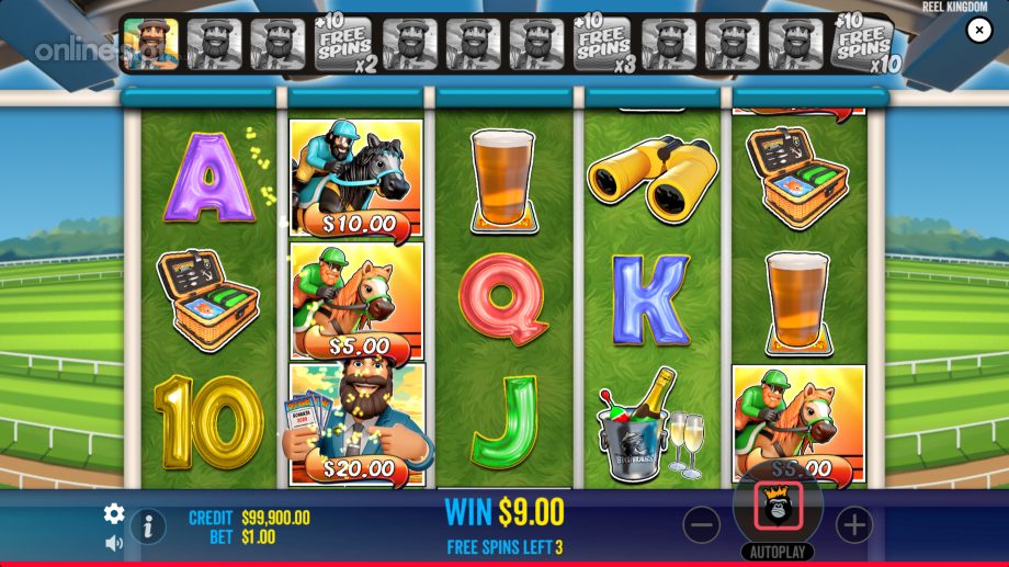 big bass return to the races slot free spins