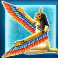 coin of the nile slot winged pharaoh symbol