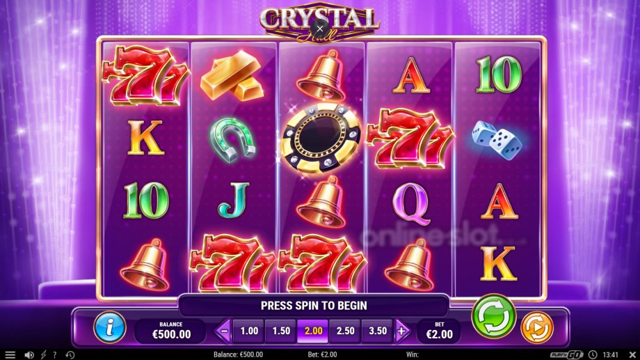 crystal hall slot base game