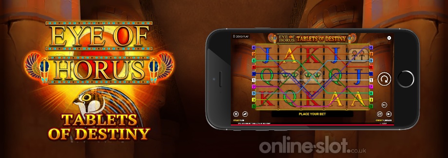 eye of horus tablets of destiny mobile slot