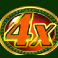 flanagans riches multiplier retro roller slot 4x symbol