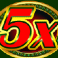 flanagans riches multiplier retro roller slot 5x symbol