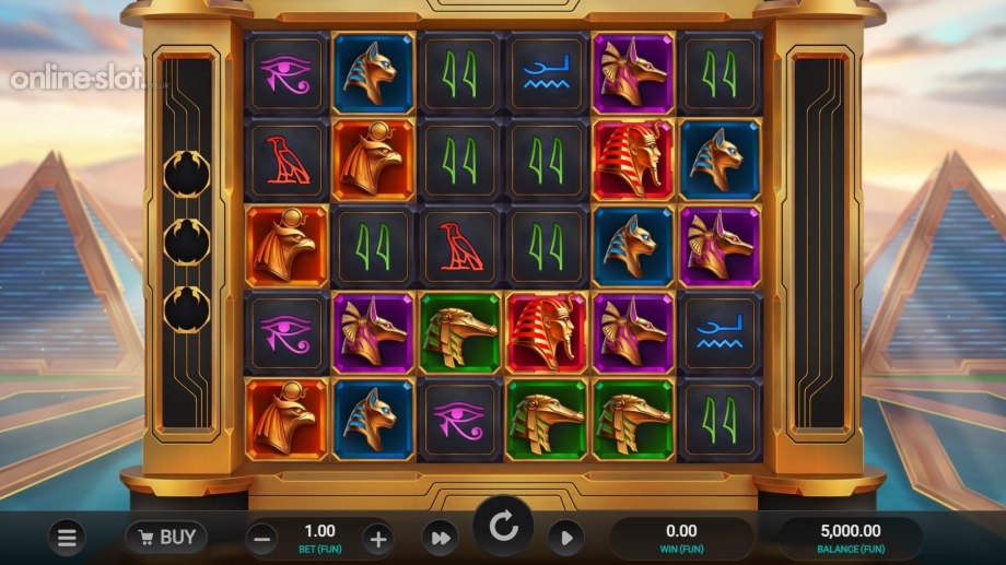 glyph of gods slot base game