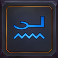 glyph of gods slot blue hieroglyph symbol