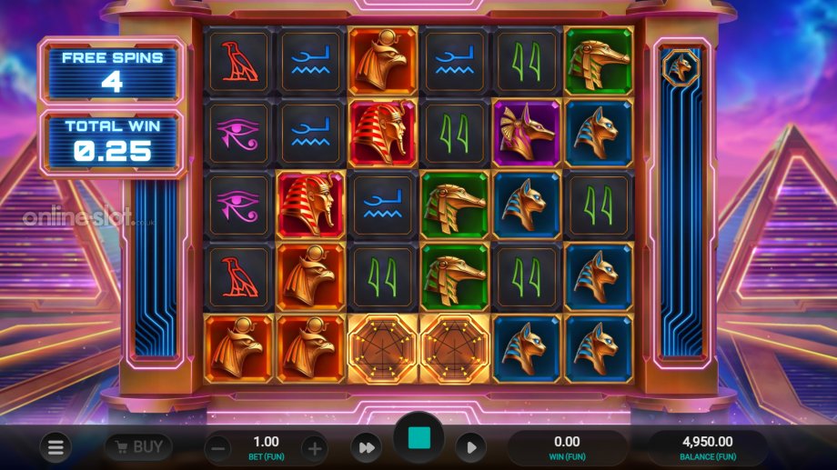 glyph of gods slot free spins