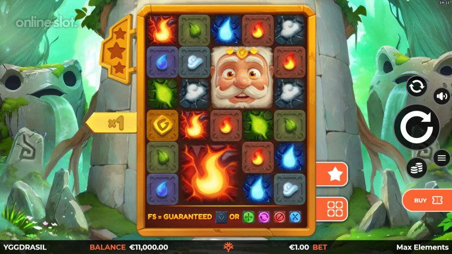 max elements gigablox slot base game