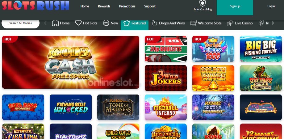 slots rush casino site