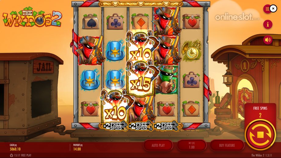 the wildos 2 slot free spins