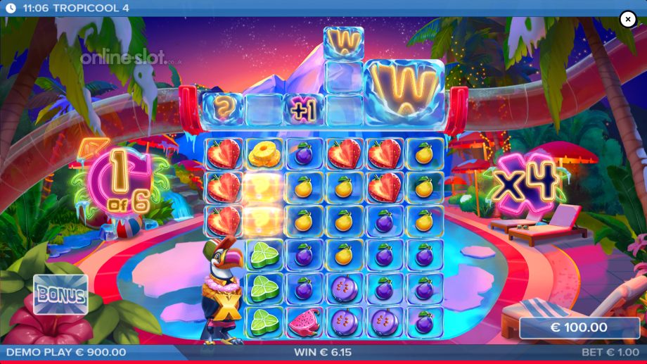 tropicool 4 slot free spins