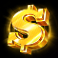 10000 x gold slot dollar symbol