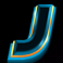 10000 x gold slot j symbol